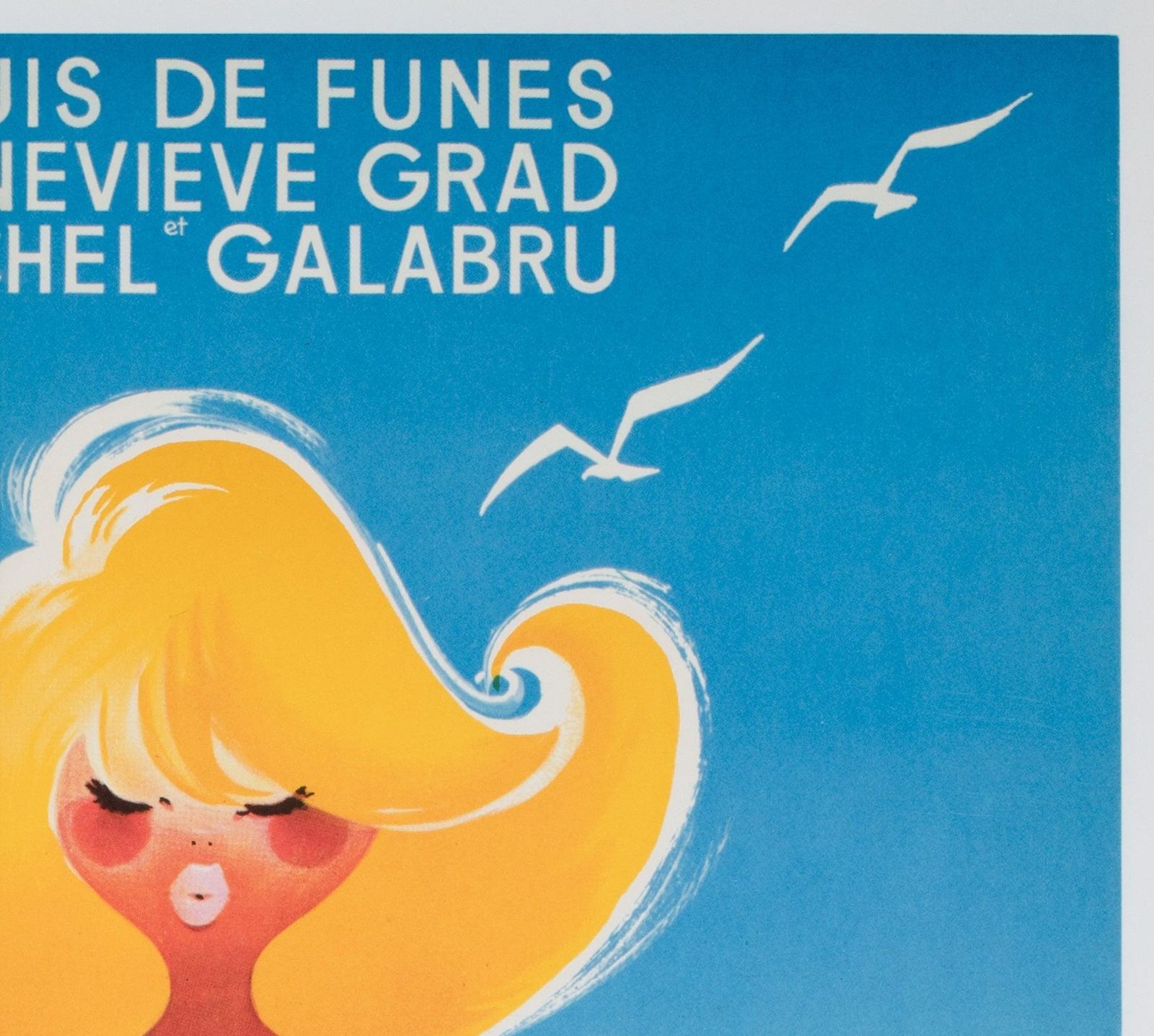 Le Gendarme De Saint Tropez R1966 French Moyenne Film Poster, Clement Hurel photo Art
