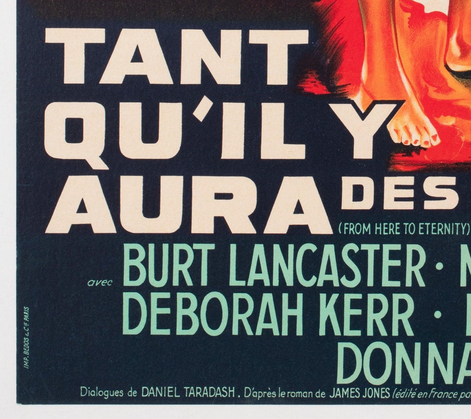 Affiche de cinéma française Moyenne « From Here To Eternity » 1953, Constantin Belinsky photo buy