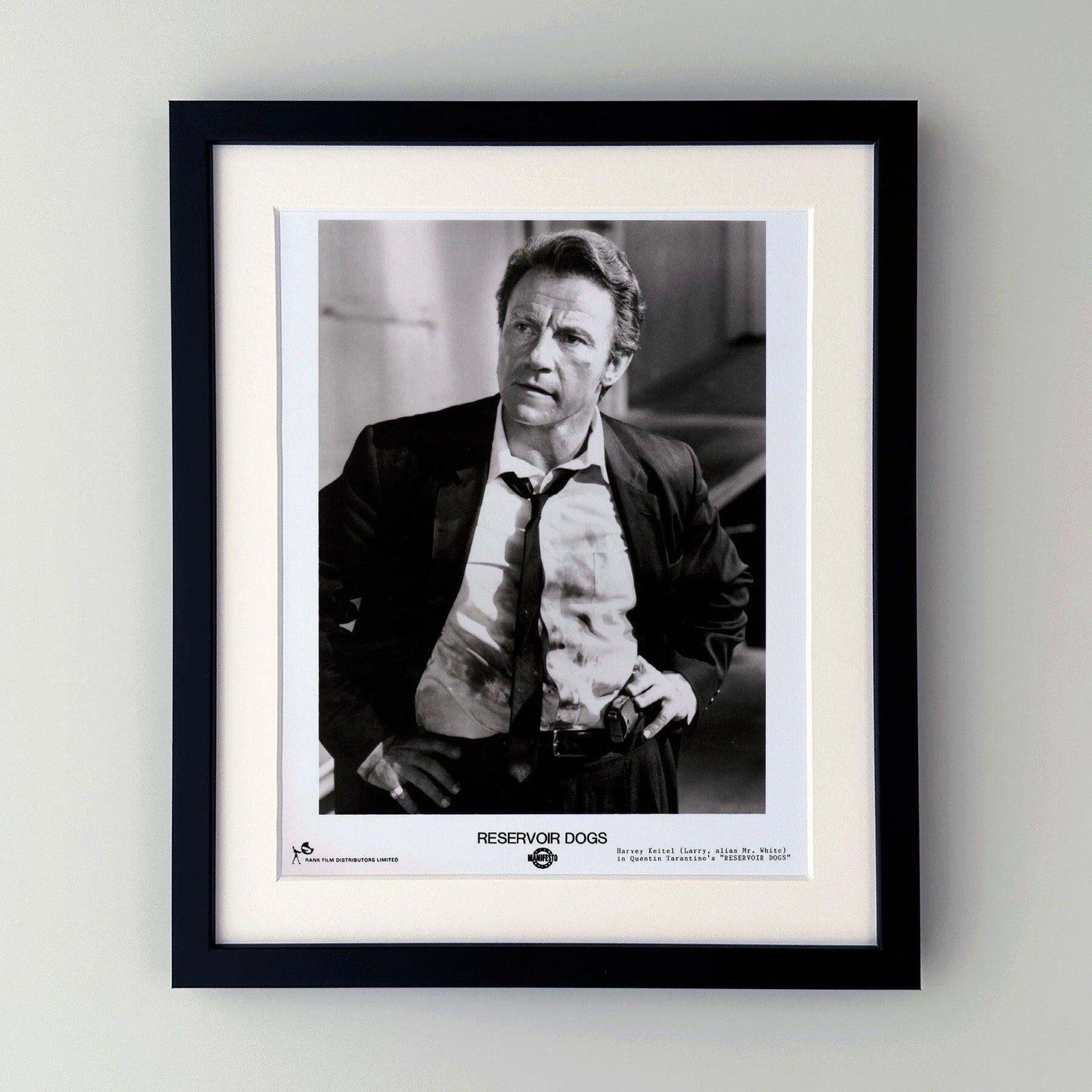 Photo de presse du film Reservoir Dogs, 1992, encadrée photo furniture