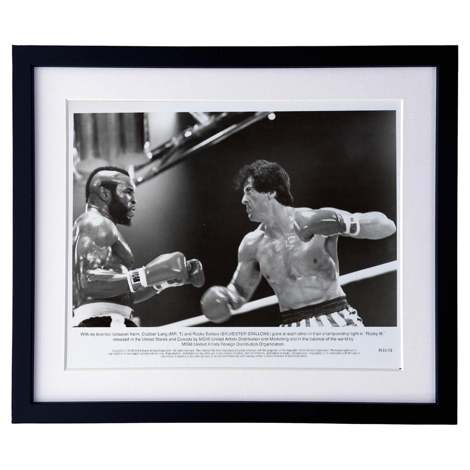 Rocky 3 1982 Publicity Film Movie Press Still Framed