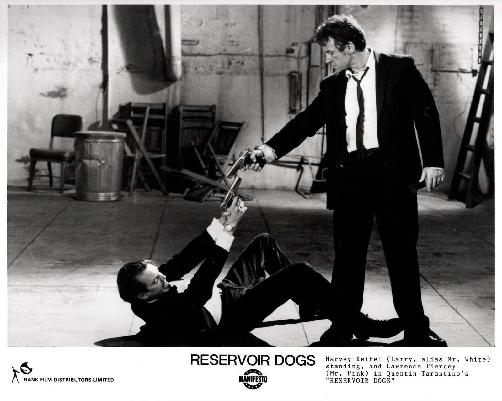 Photo de presse du film Reservoir Dogs, 1992, encadrée photo vinterior