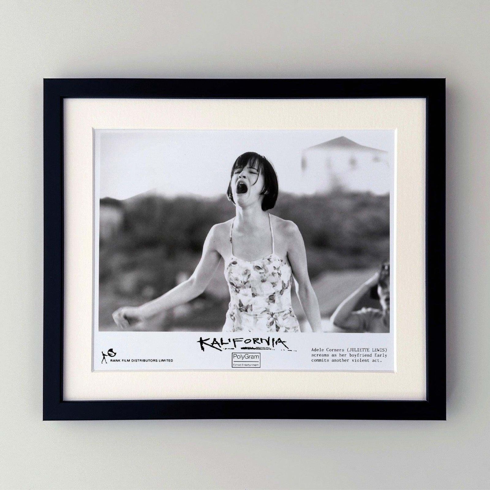 Kalifornia 1993 Publicity Film Movie Press Still Framed photo furniture
