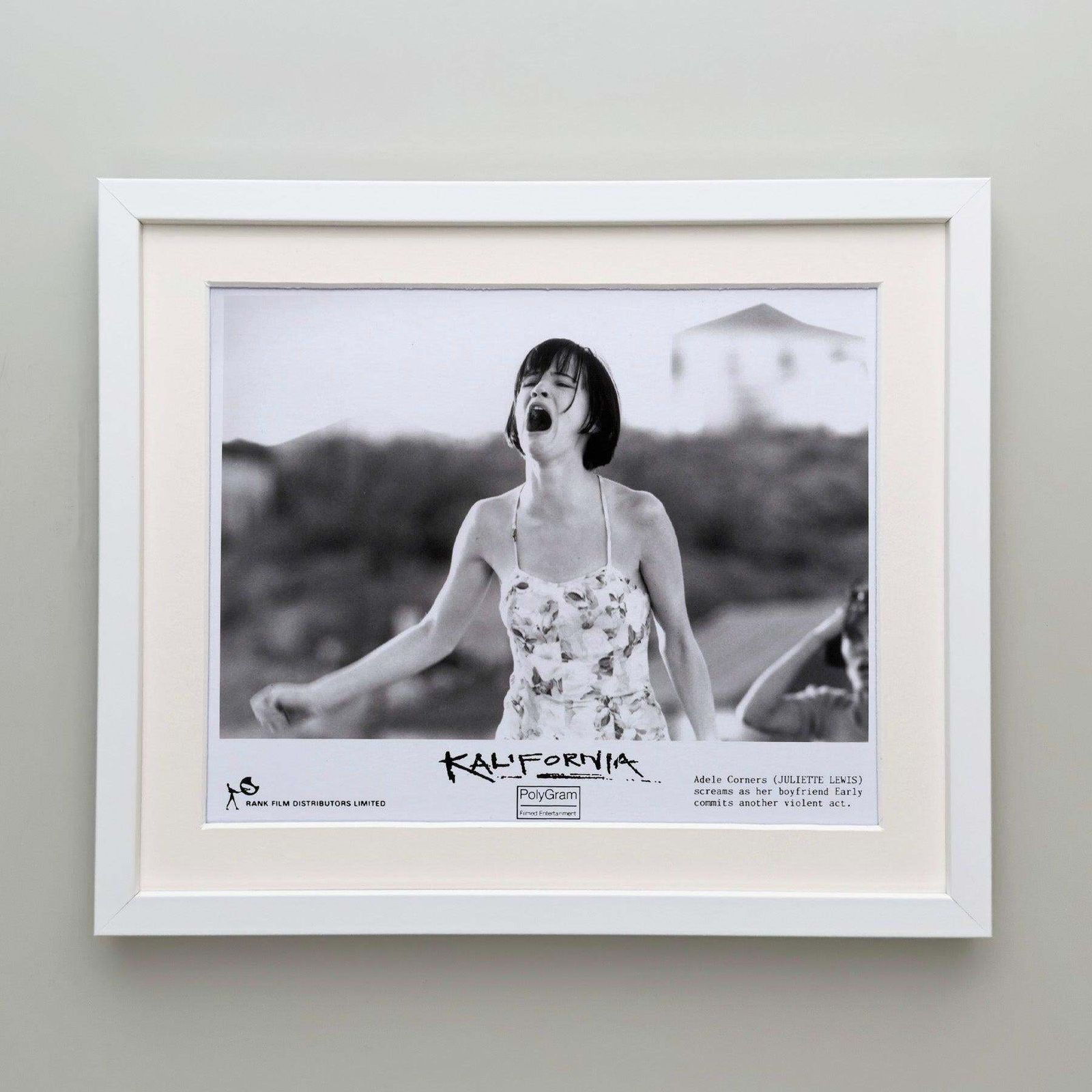 Photo de presse encadrée, film Kalifornia, 1993 photo Art