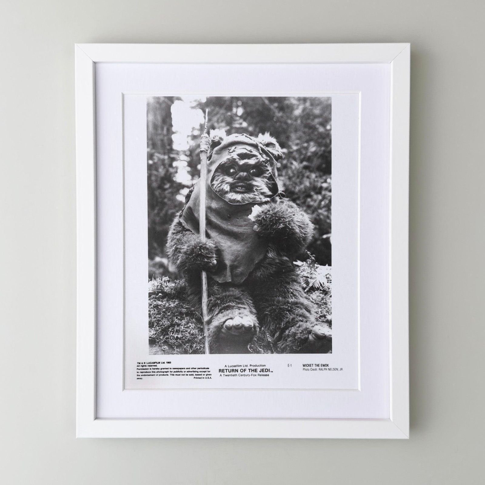 Return Of The Jedi 1983 Publicity Film Movie Press Still Framed photo for sale