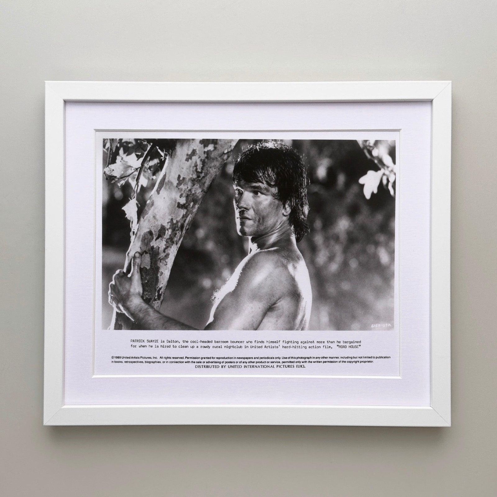 Road House 1989 Publicity Film Movie Press Still Framed photo for sale