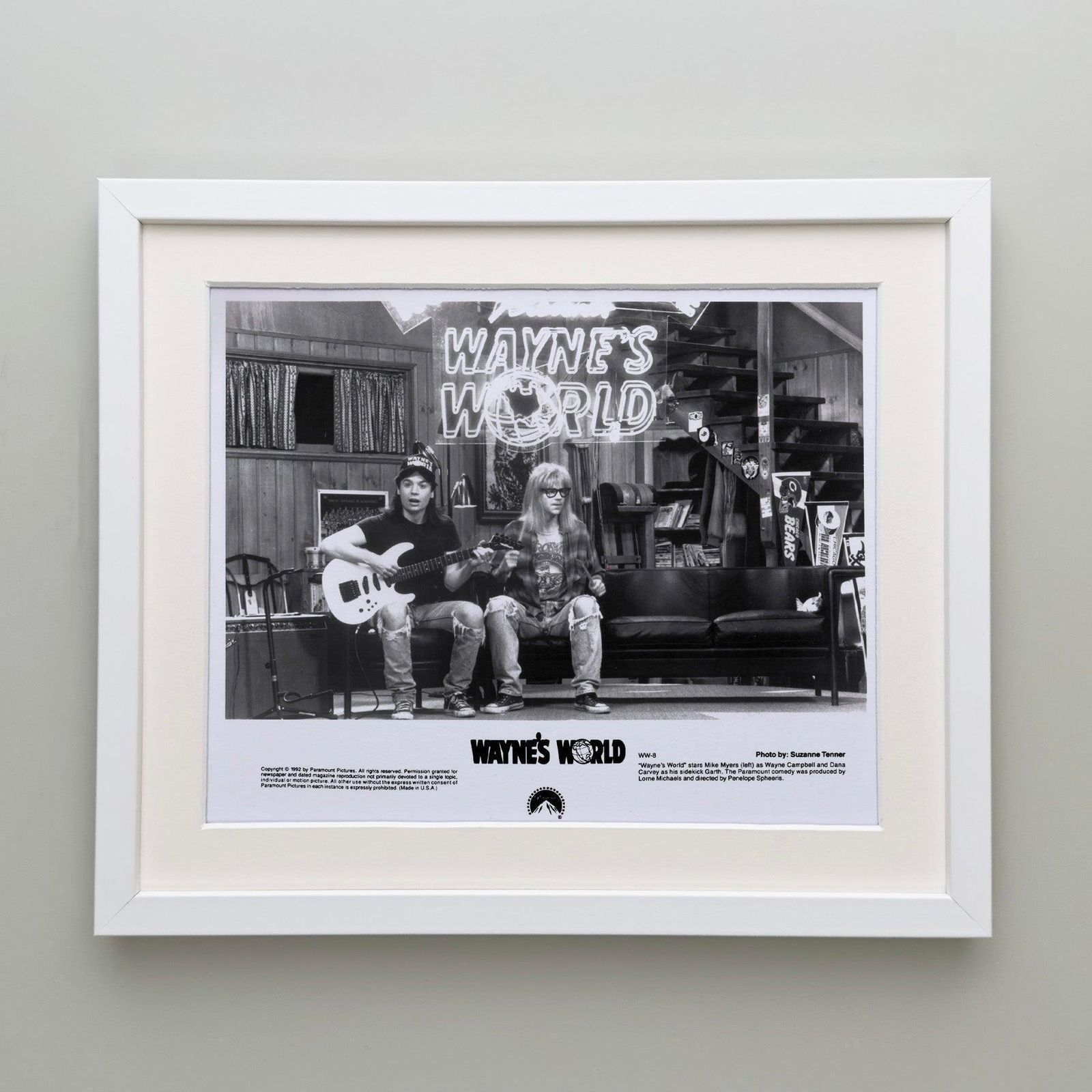 Waynes World 1992 Publicity Film Movie Press Still Framed photo Kunst