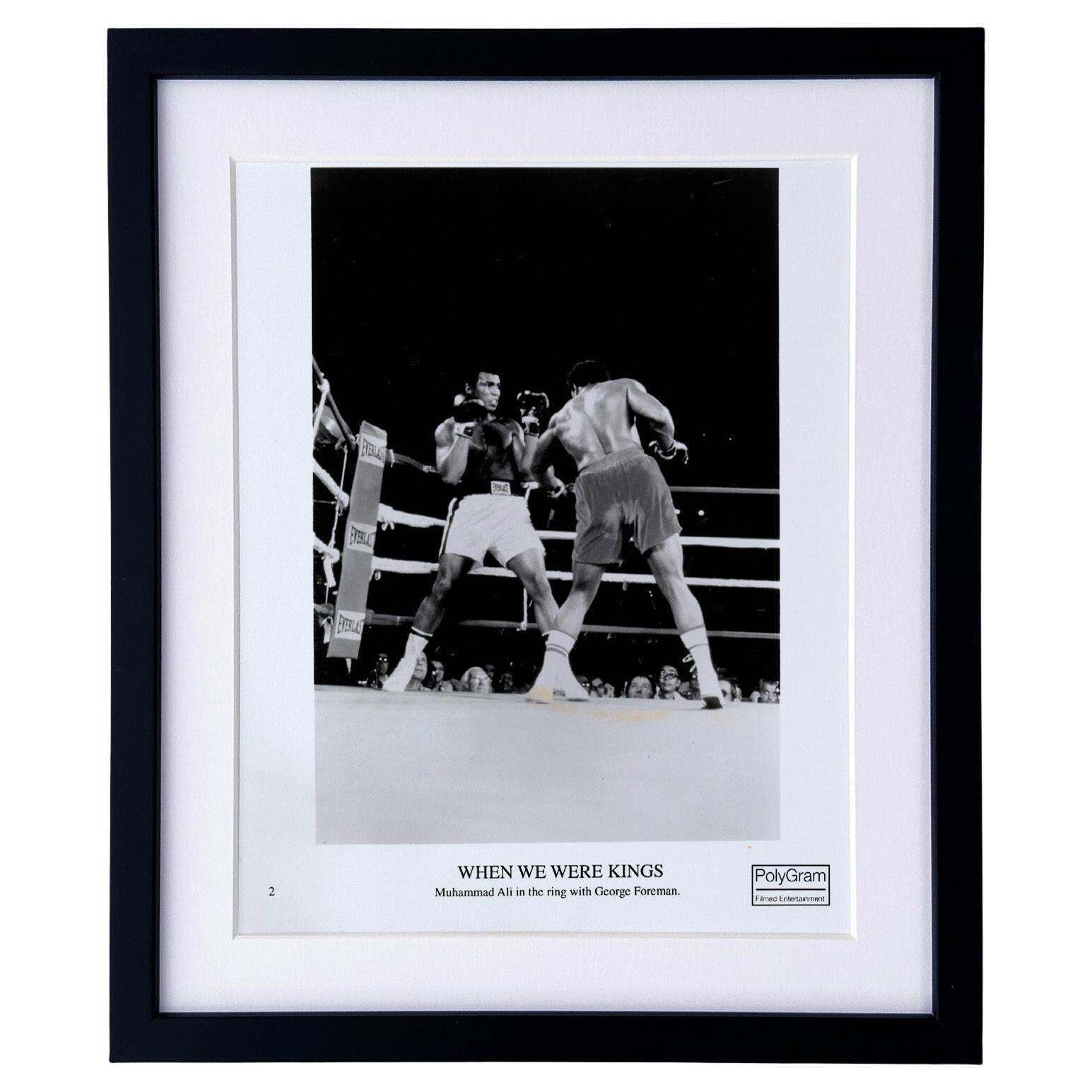 When We Were Kings 1996 Publicity Film Movie Press Still Framed