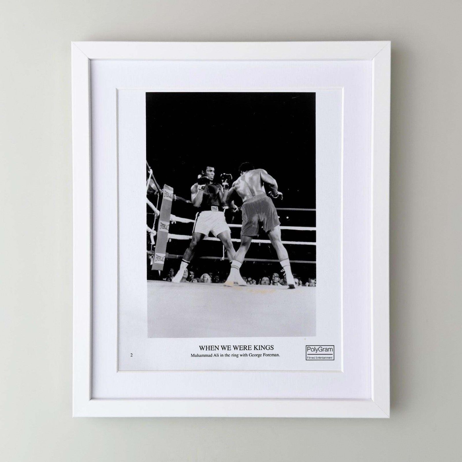When We Were Kings 1996 Publicity Film Movie Press Still Framed photo for sale