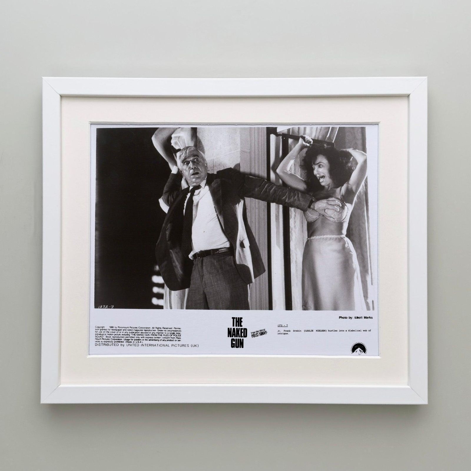 The Naked Gun 1988 Publicity Film Movie Press Still Framed photo Art