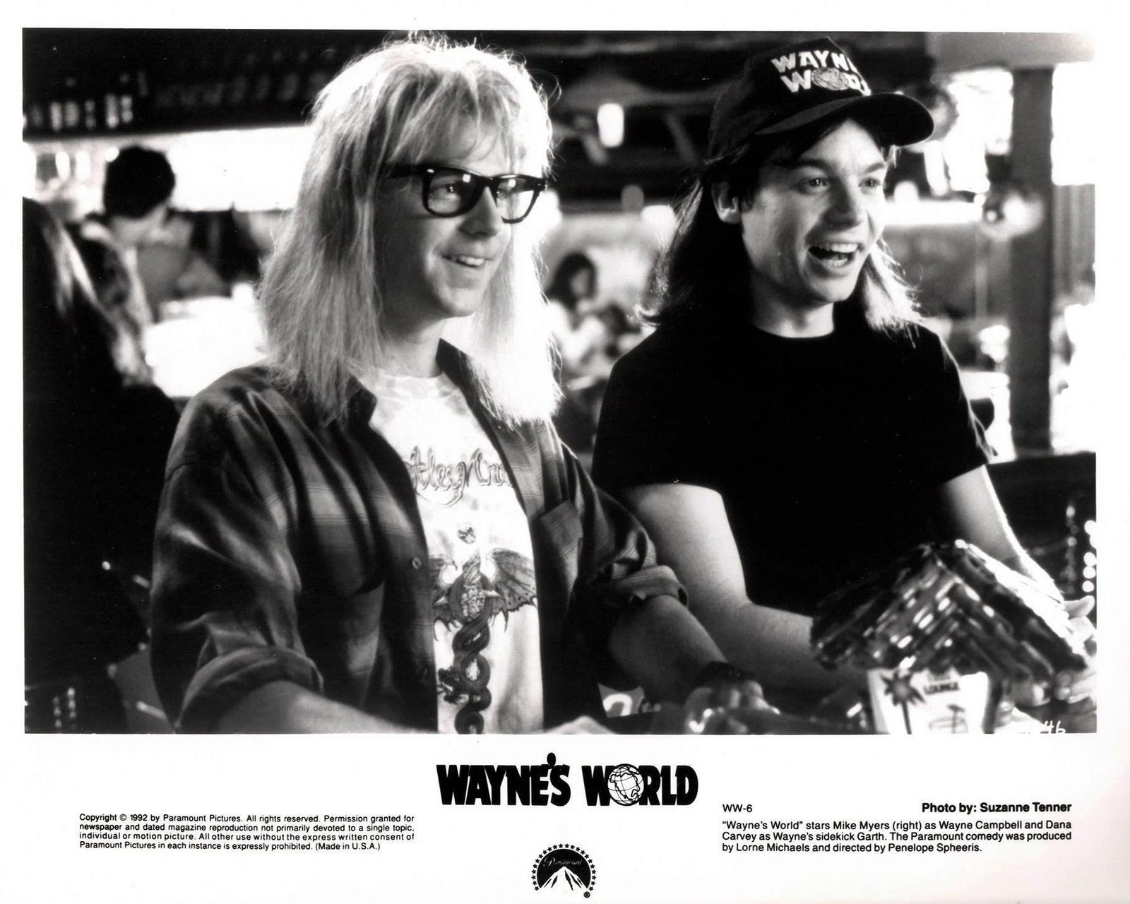 Photographie de presse du film Wayne's World (1992), encadrée photo vinterior