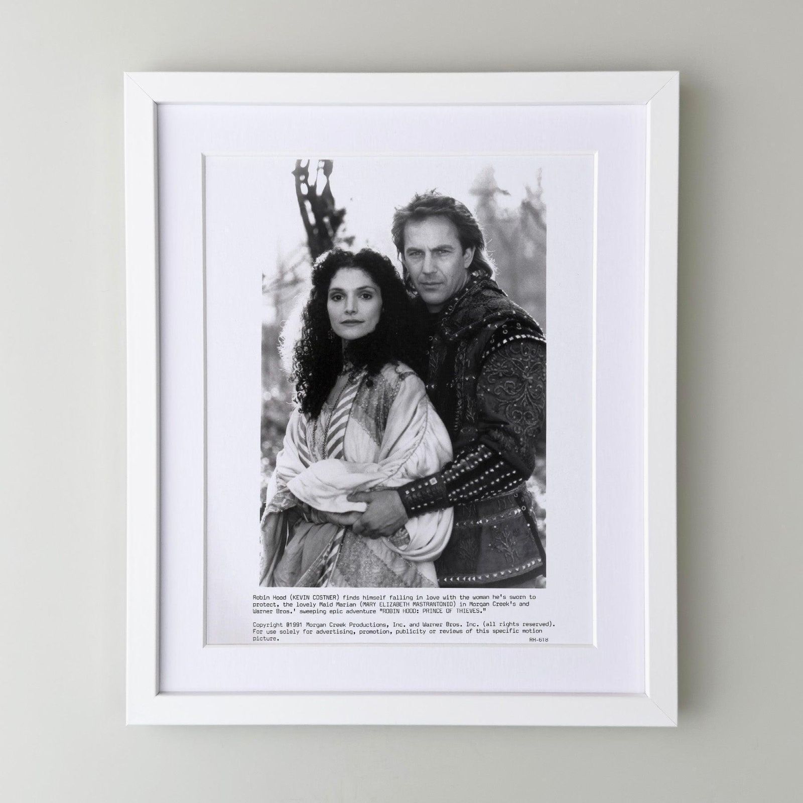 Robin Hood Prince Of Thieves 1991 Publicity Film Movie Press Still Framed photo for sale