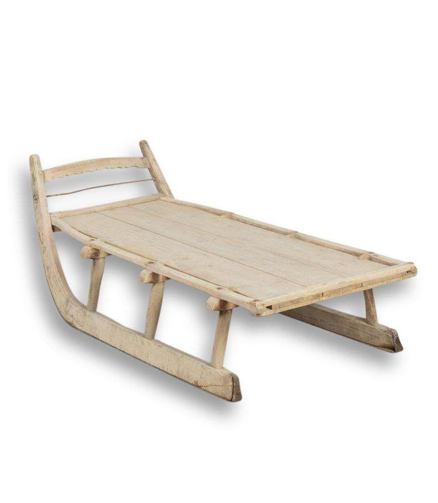 19th Century French Alpine Sledge Or Sleigh photo furniture