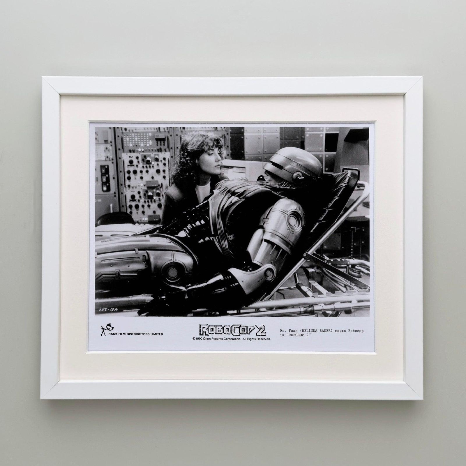 Photo de presse originale Robocop 2, 1990, encadrée photo Art