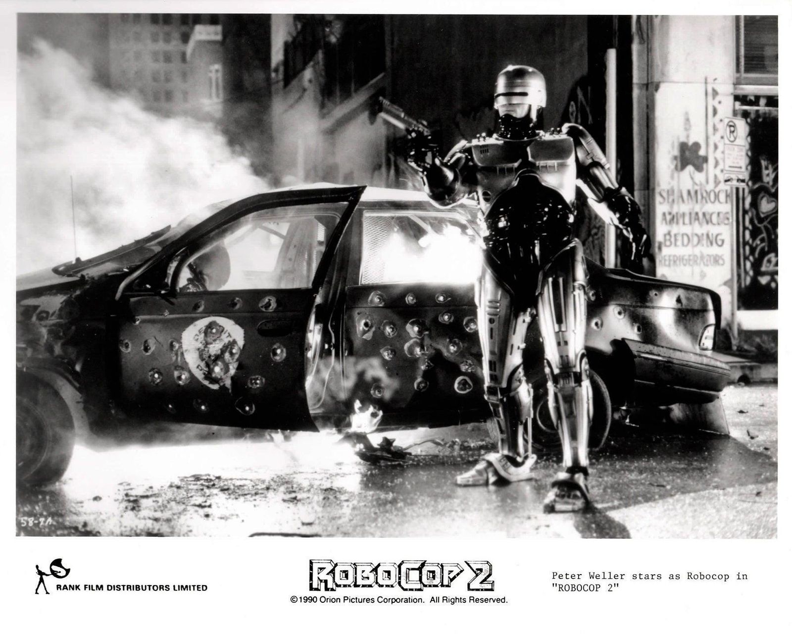 Photo de presse originale Robocop 2, 1990, encadrée photo vinterior