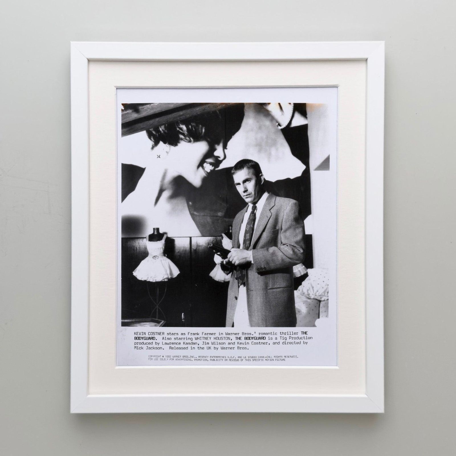 Photo de presse encadrée du film The Bodyguard, 1992 photo Art