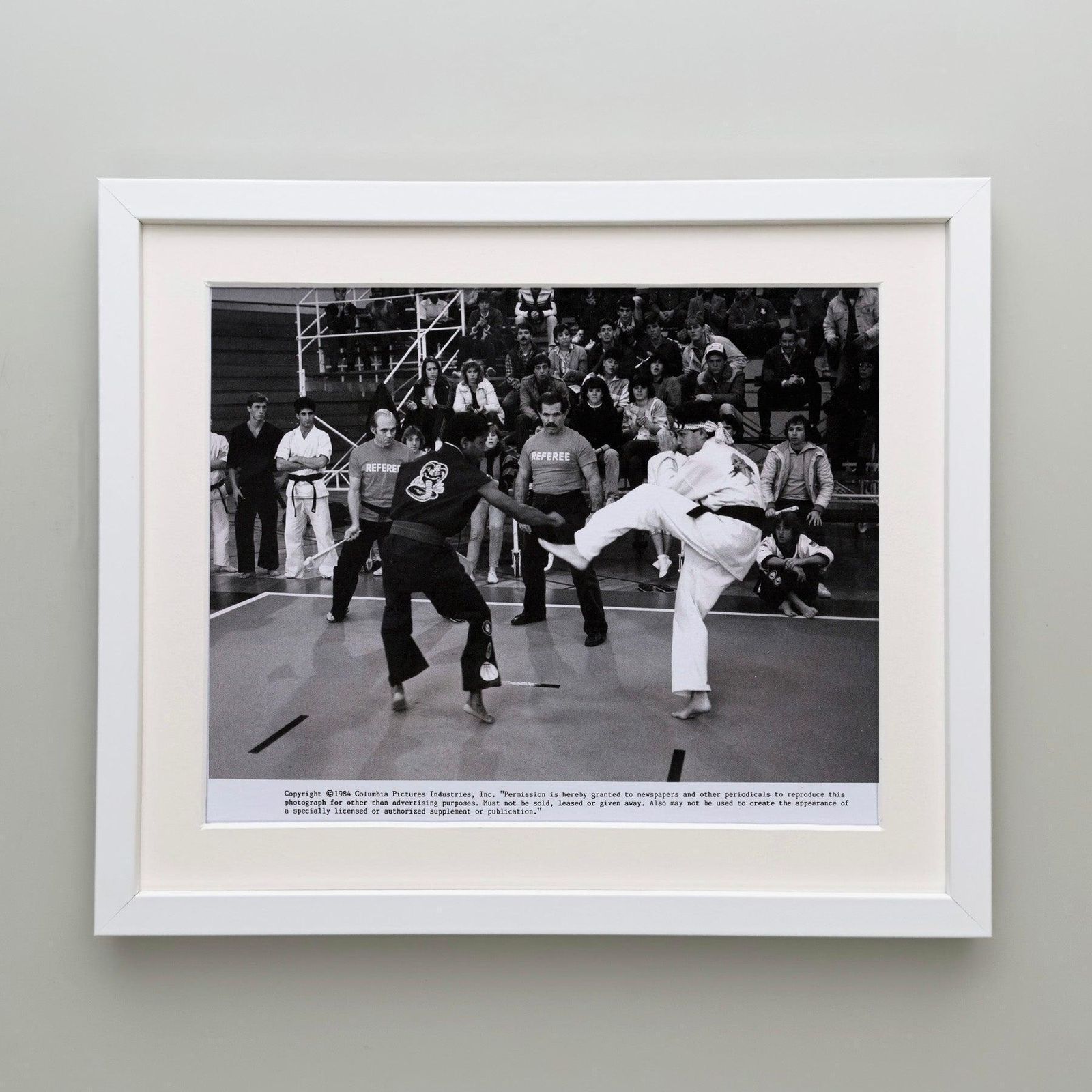 Photo de presse originale encadrée, The Karate Kid, 1984 photo Art