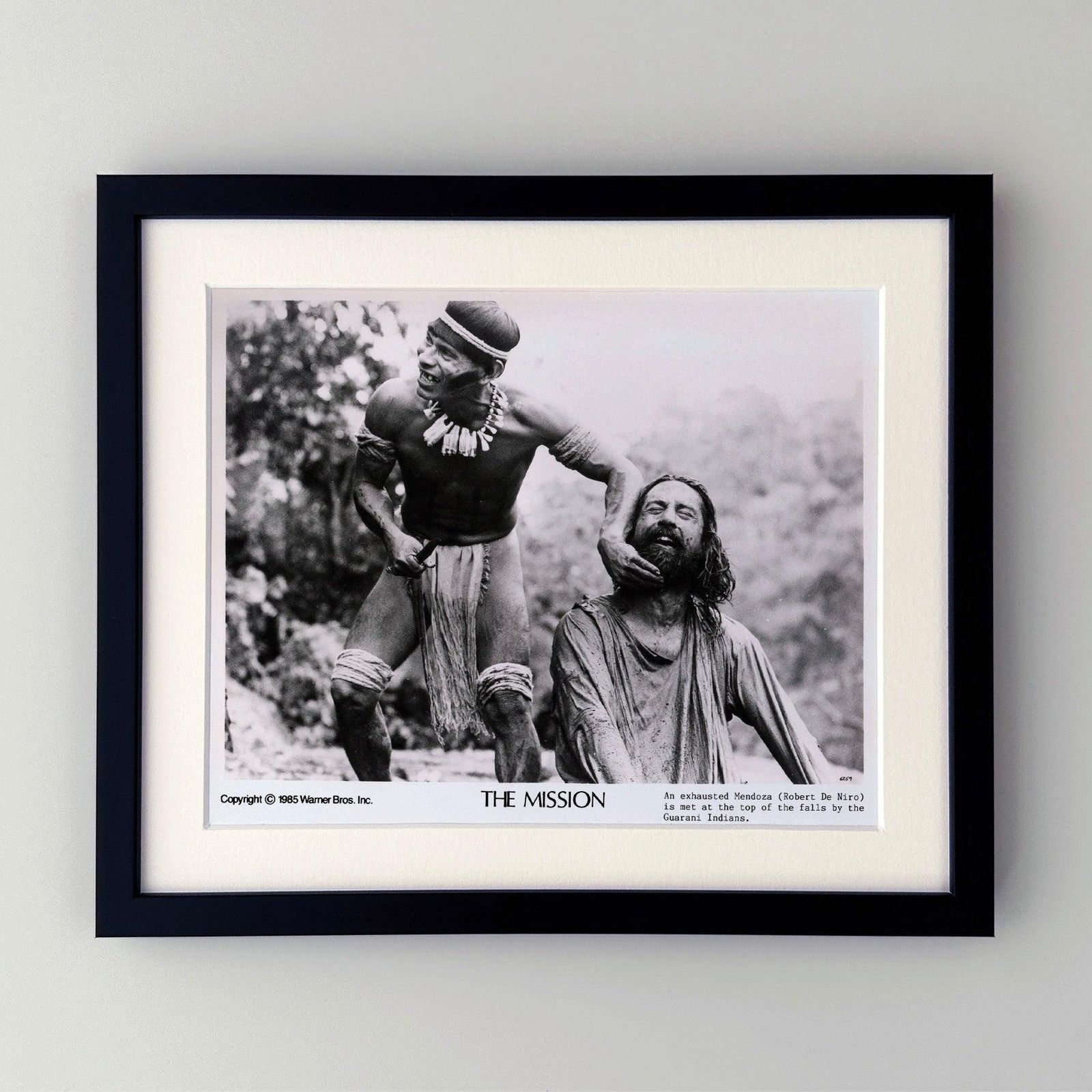 Photo de presse encadrée du film The Mission (1986) photo furniture