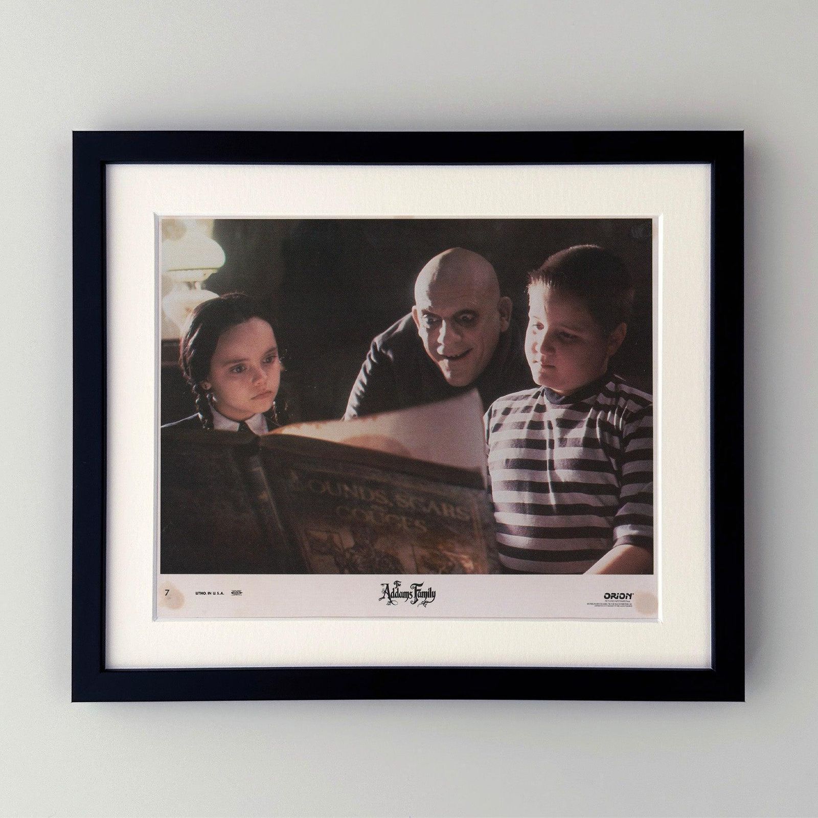 The Addams Family 1991 Publicity Film Movie Press Still Framed photo furniture