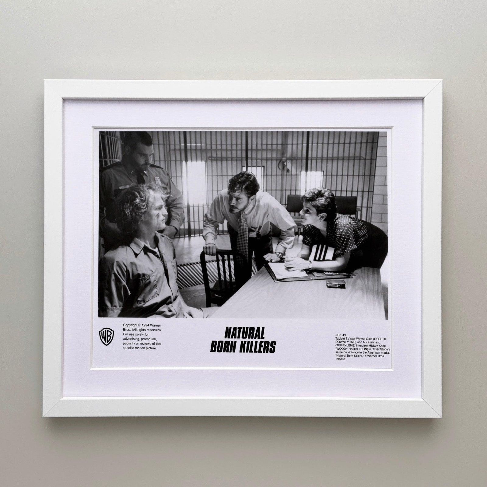 Natural Born Killers 1994 Publicity Film Movie Press Still Framed photo for sale