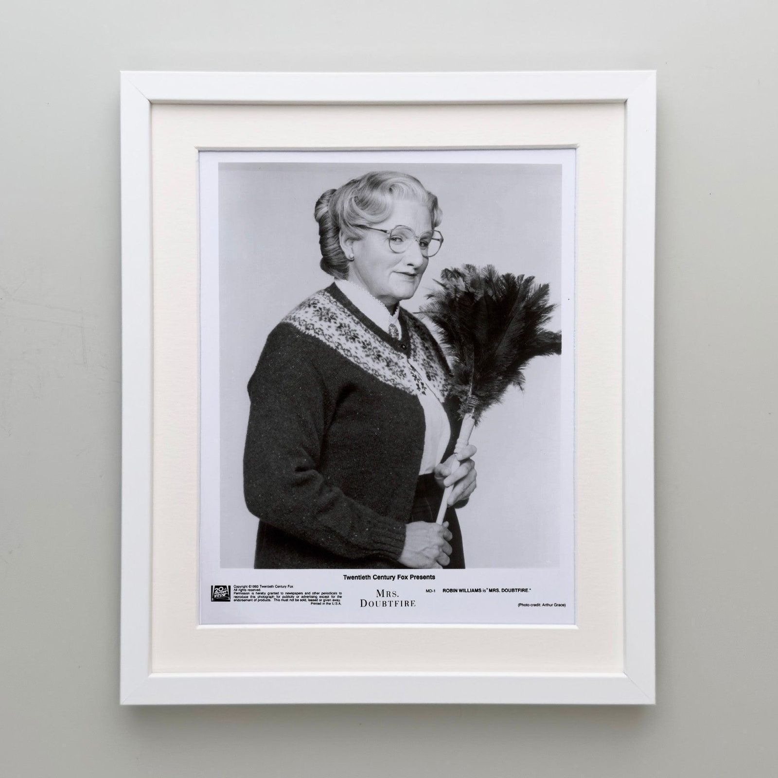 Photo de presse du film Mrs Doubtfire (1993), encadrée photo Art