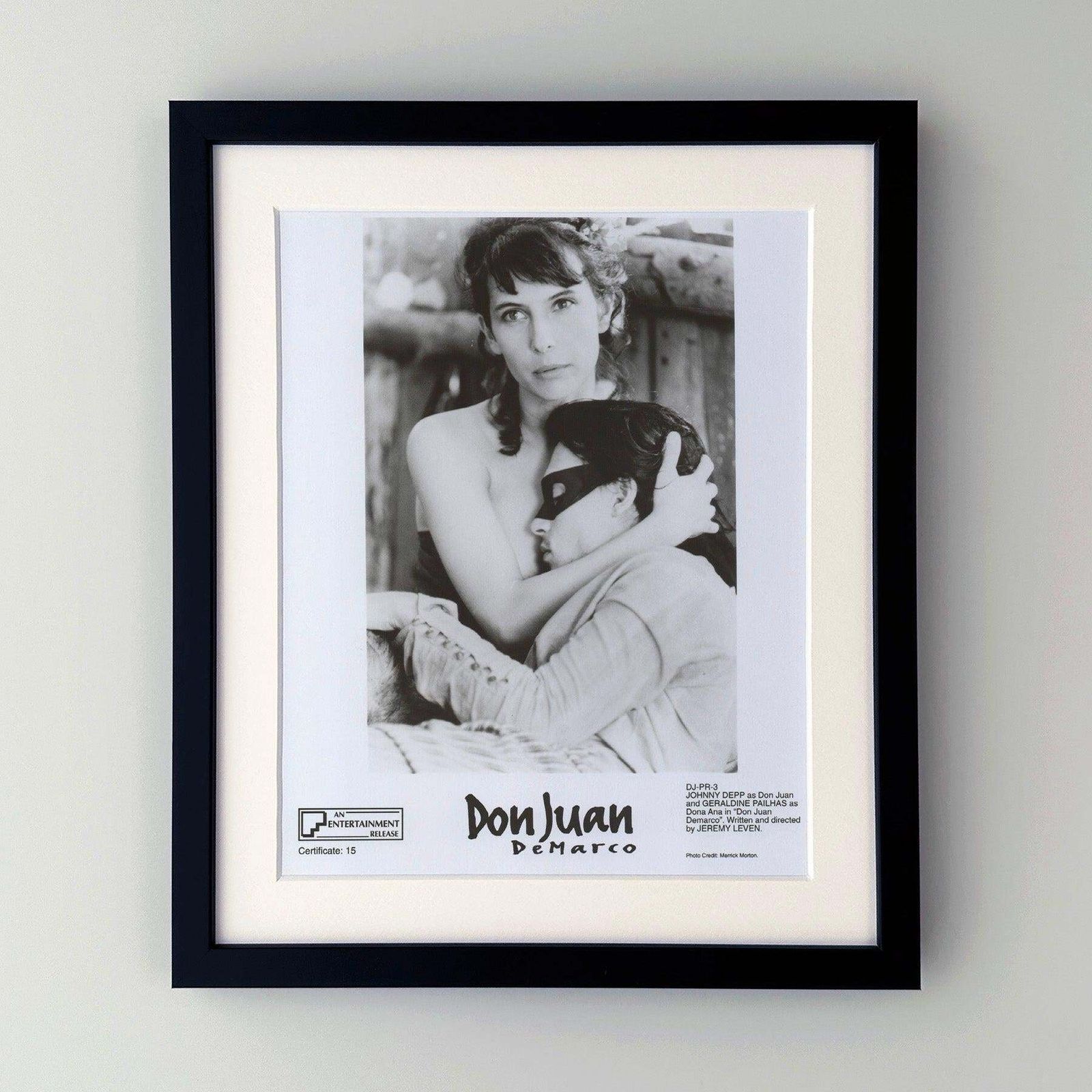 Don Juan Demarco 1994 Publicity Film Movie Press Still Framed photo for sale