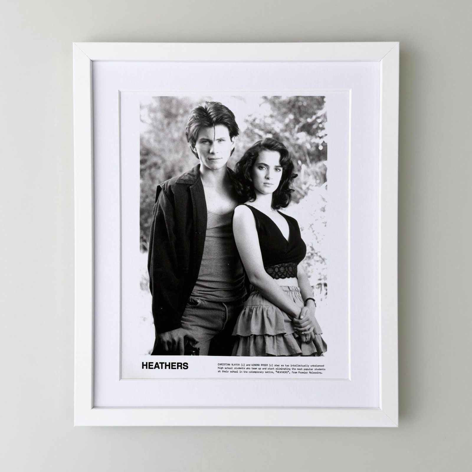 Photo de presse du film Heathers (1989), encadrée photo for sale