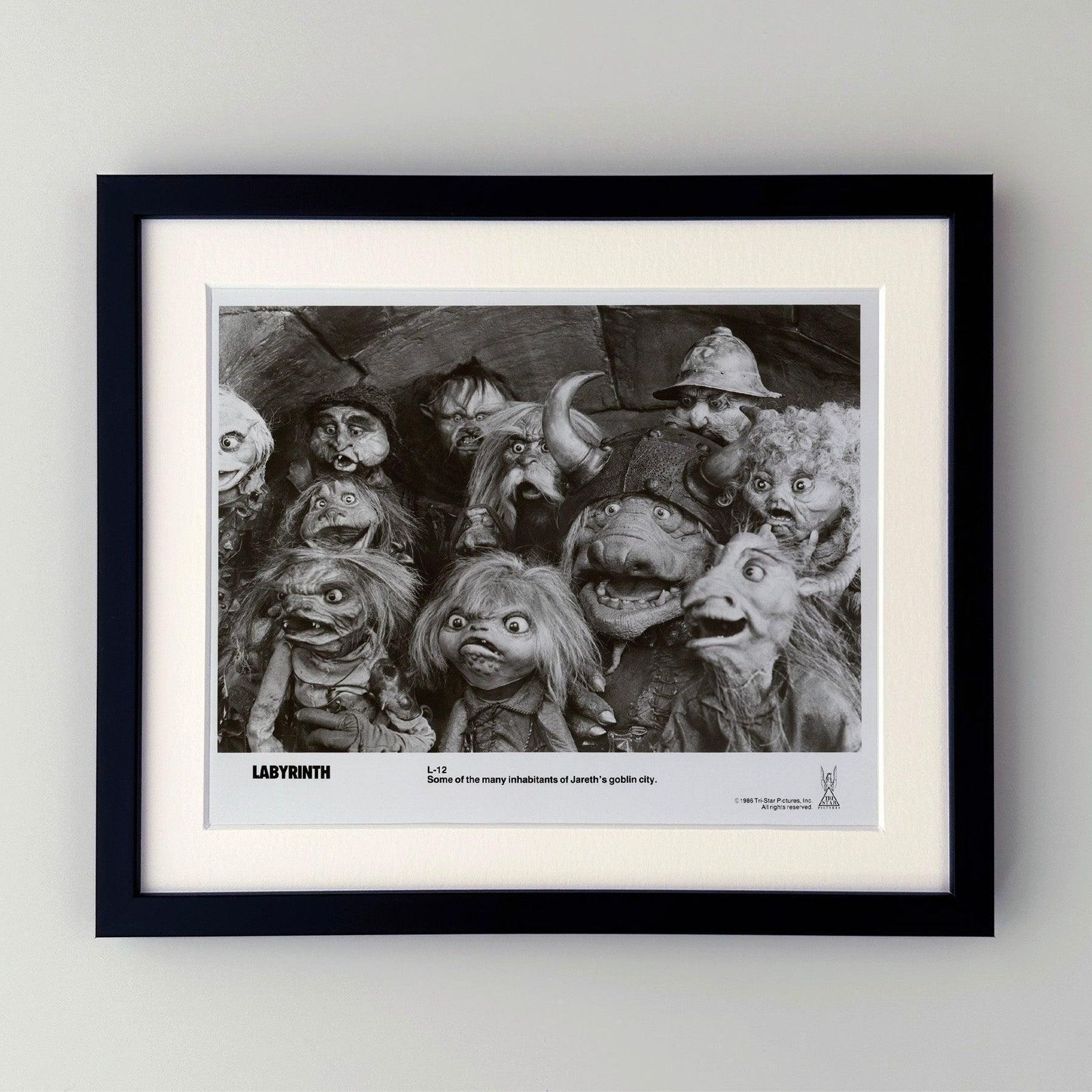 Labyrinth 1986 Publicity Film Movie Press Still Framed photo furniture