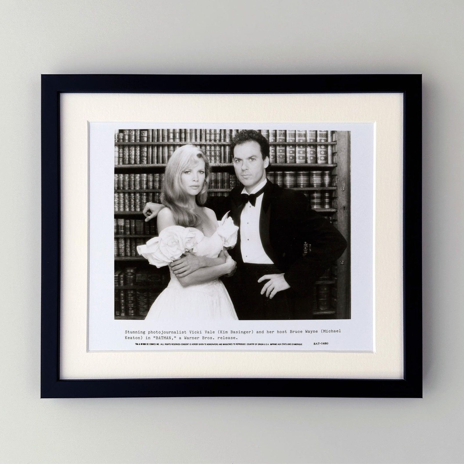 Batman 1989 Persfoto Filmstill Ingelijst photo furniture
