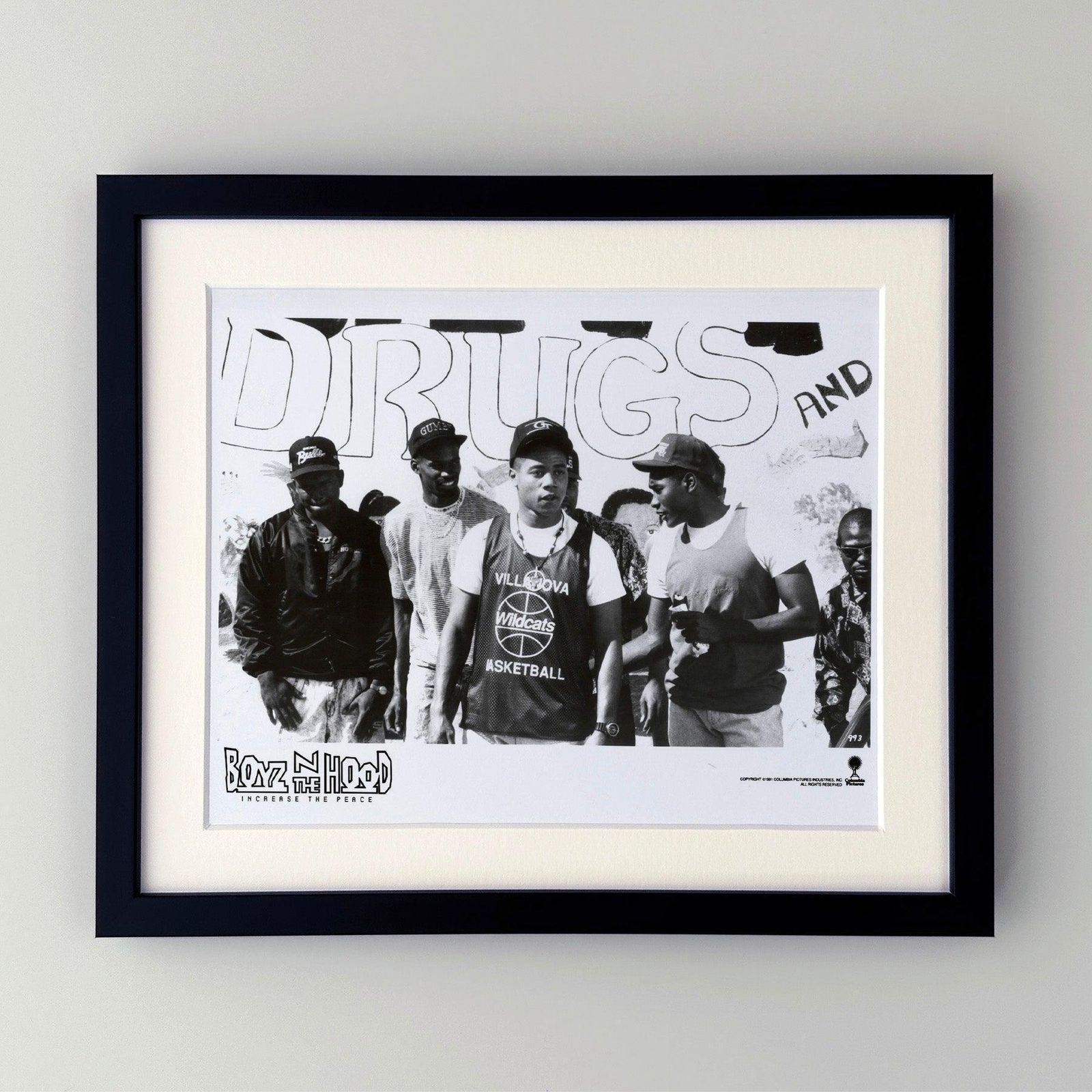 Photo de presse originale encadrée, Boyz N The Hood, 1991 photo furniture