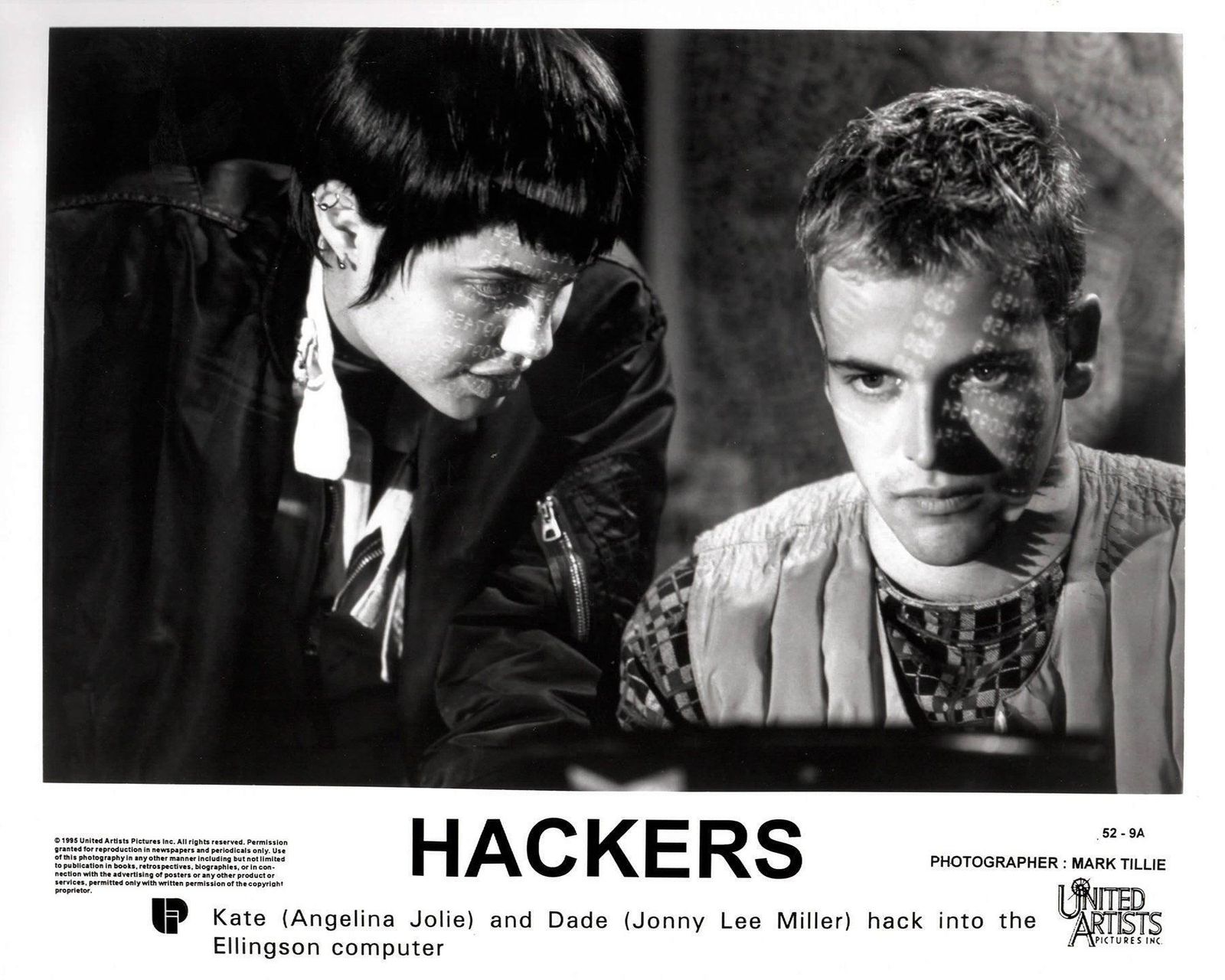 Hackers 1995 Publiciteitsfoto Film Movie Press Still Ingelijst photo vinterior
