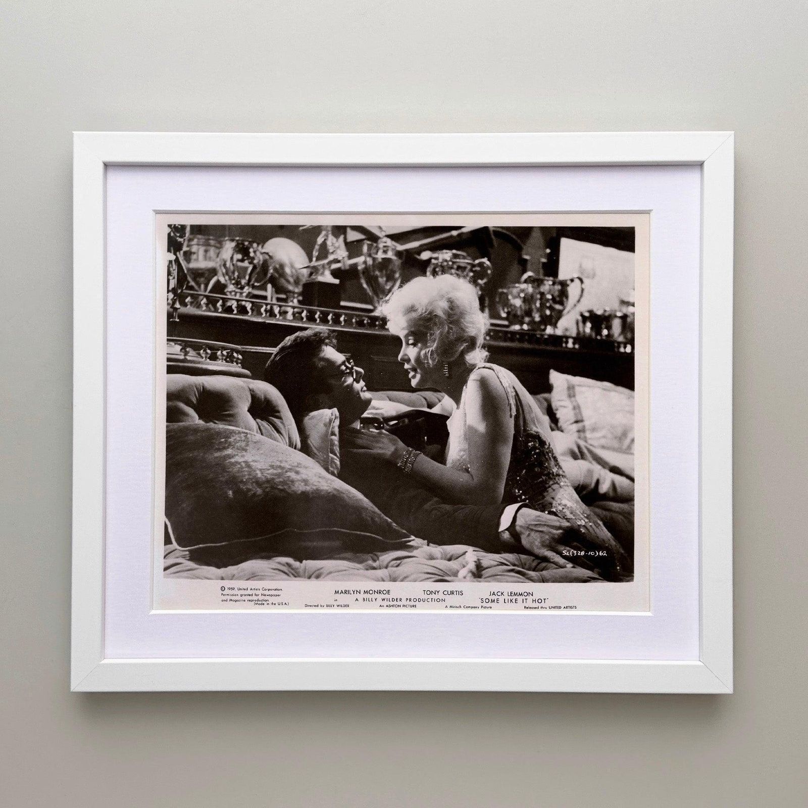 Photographie de presse originale encadrée, Some Like It Hot, 1959 photo for sale