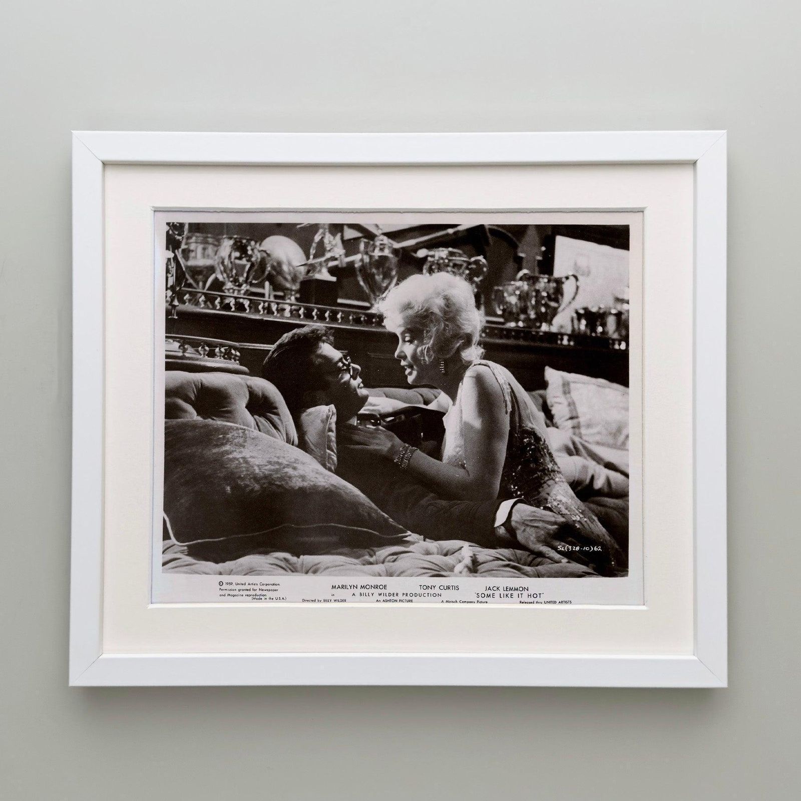 Photographie de presse originale encadrée, Some Like It Hot, 1959 photo Art