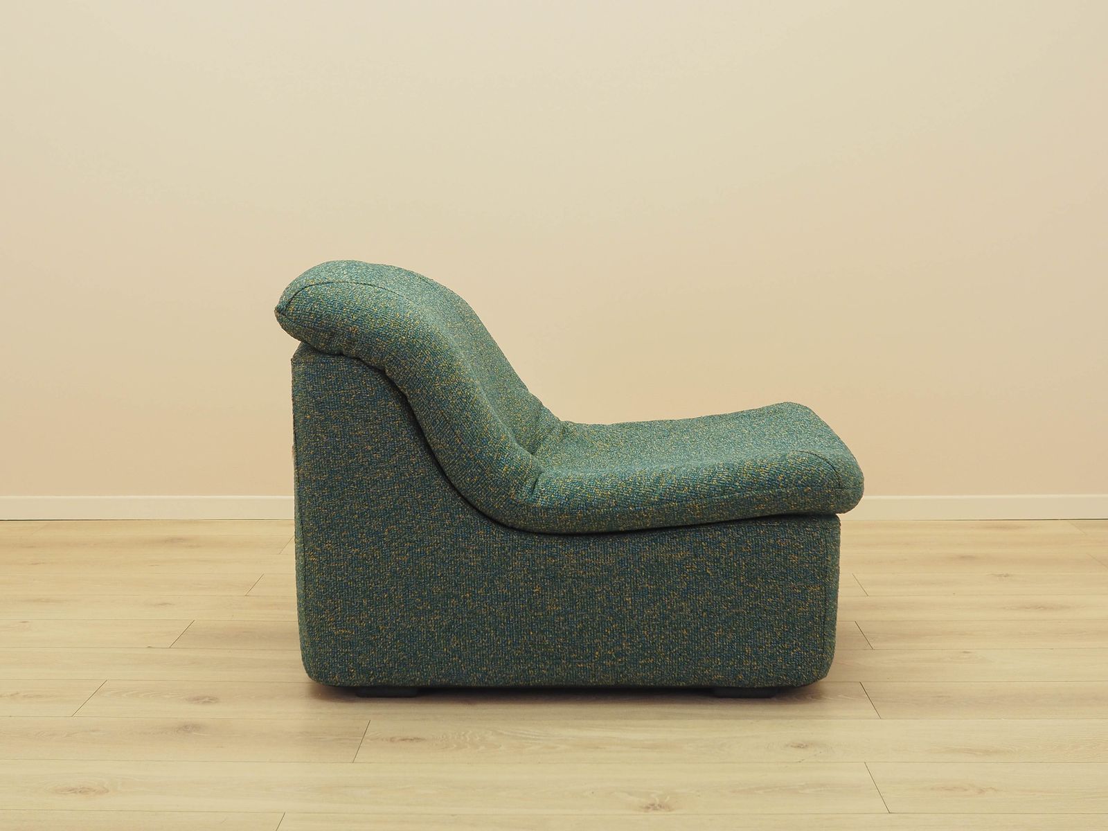 Green Armchair, Italian Design, 1970s, Made In Italy photo vintage