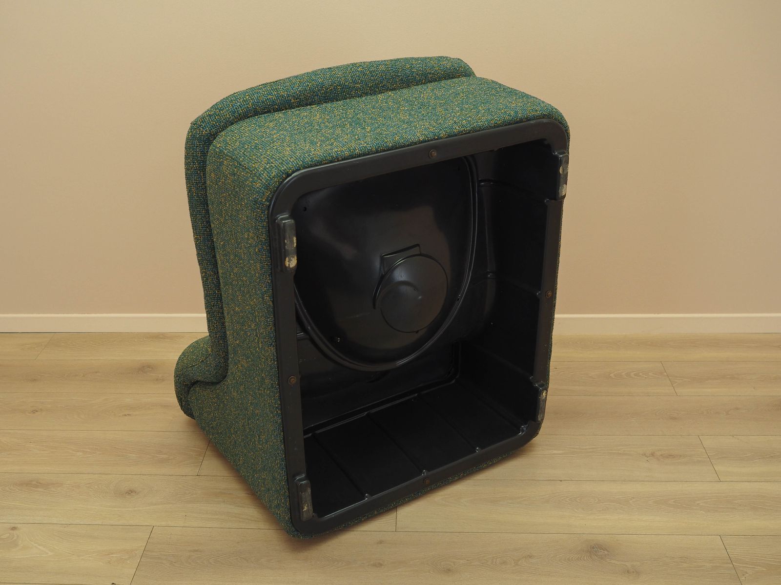 Furniture Green Armchair, Italian Design, 1970s, Made In Italy photo