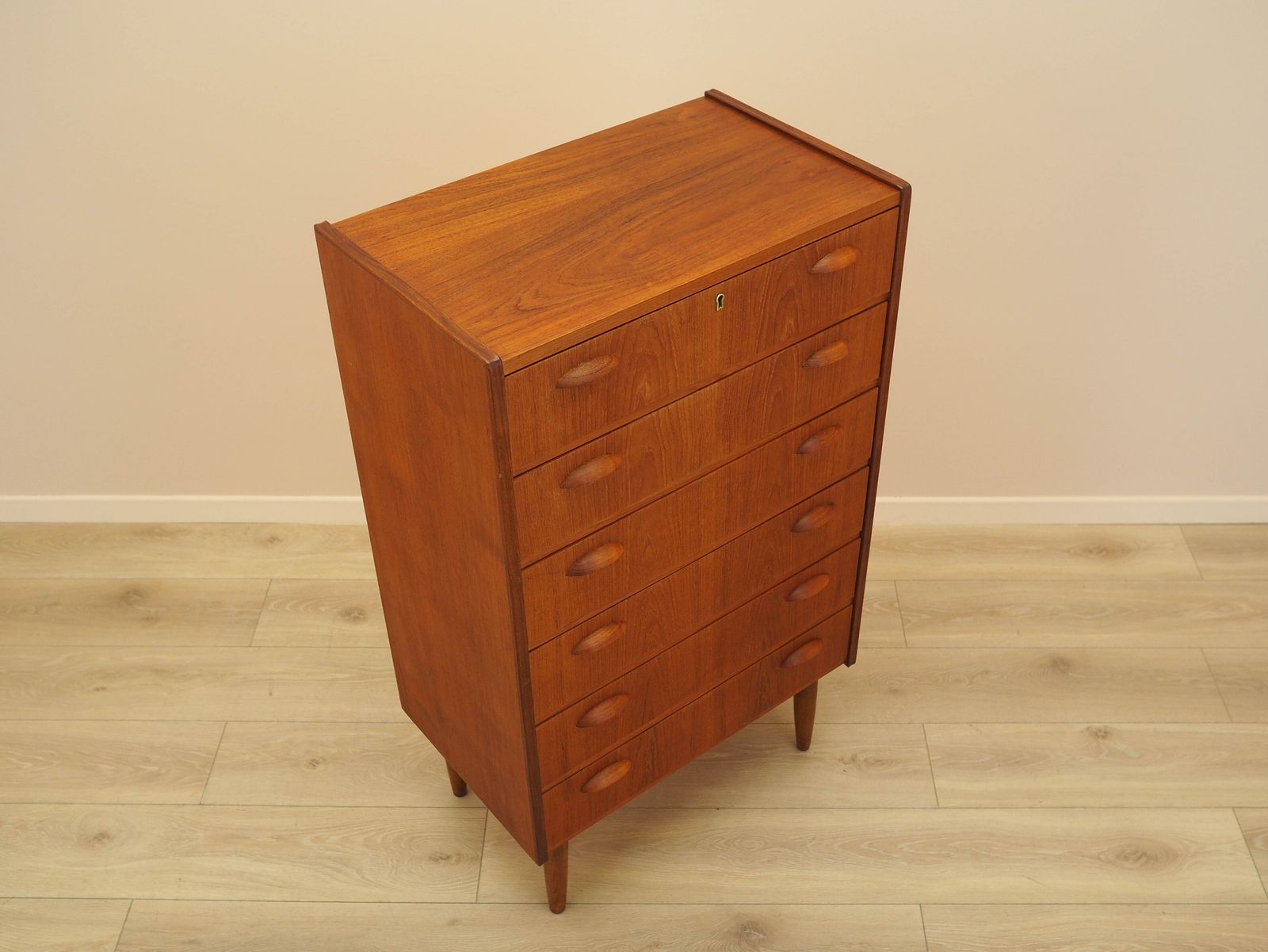 Teak Chest Of Drawers, Danish Design, 1970s, Made In Denmark photo vinterior