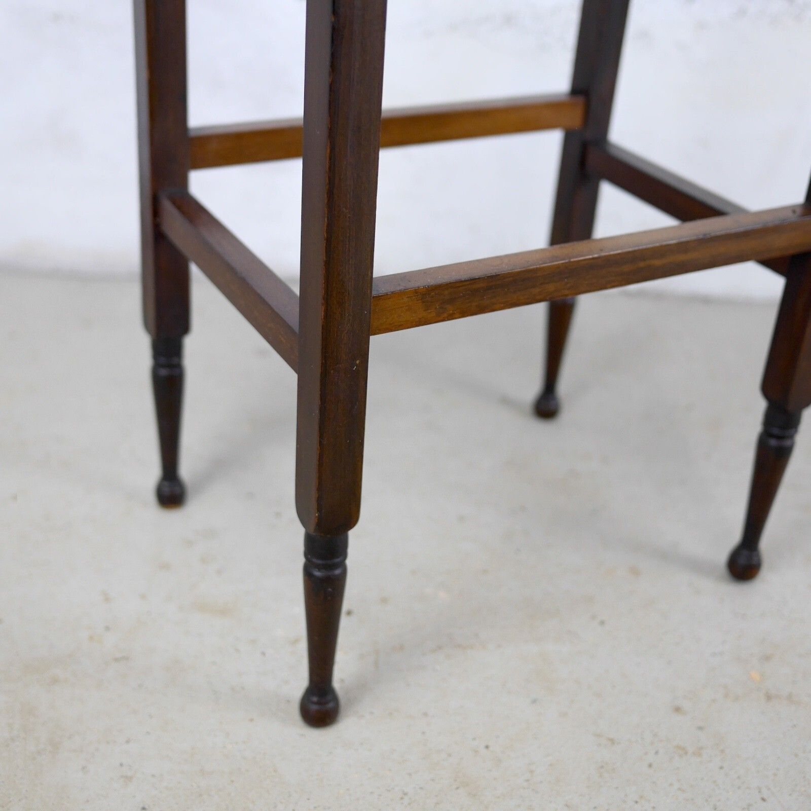 335.0 Antique Nest Of 3 Walnut Tables English Inlaid Occasional Edwardian #103131 photo