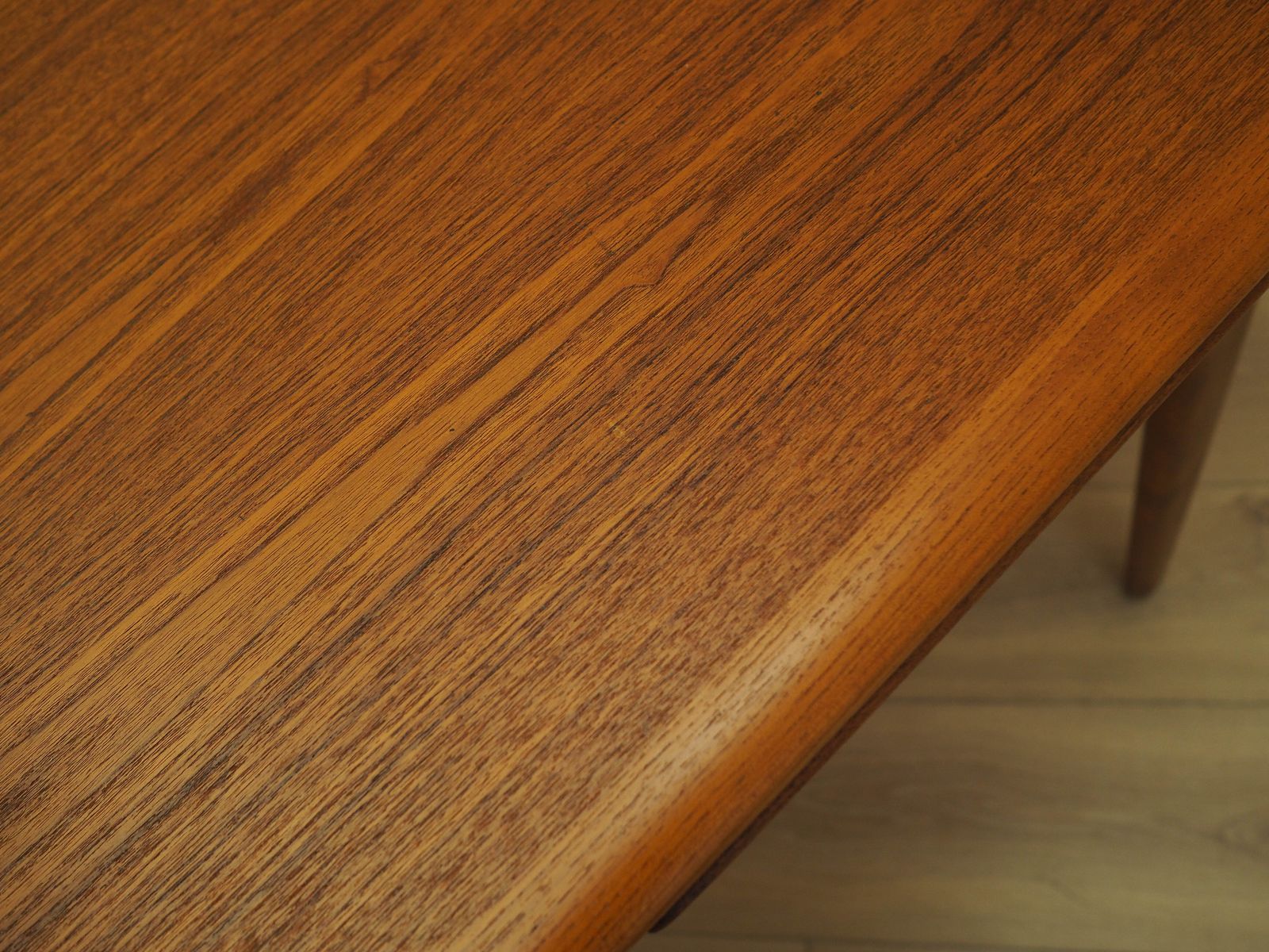 Teakhouten Tafel, Deens Design, Jaren 1970, Gemaakt In Denemarken photo vintage