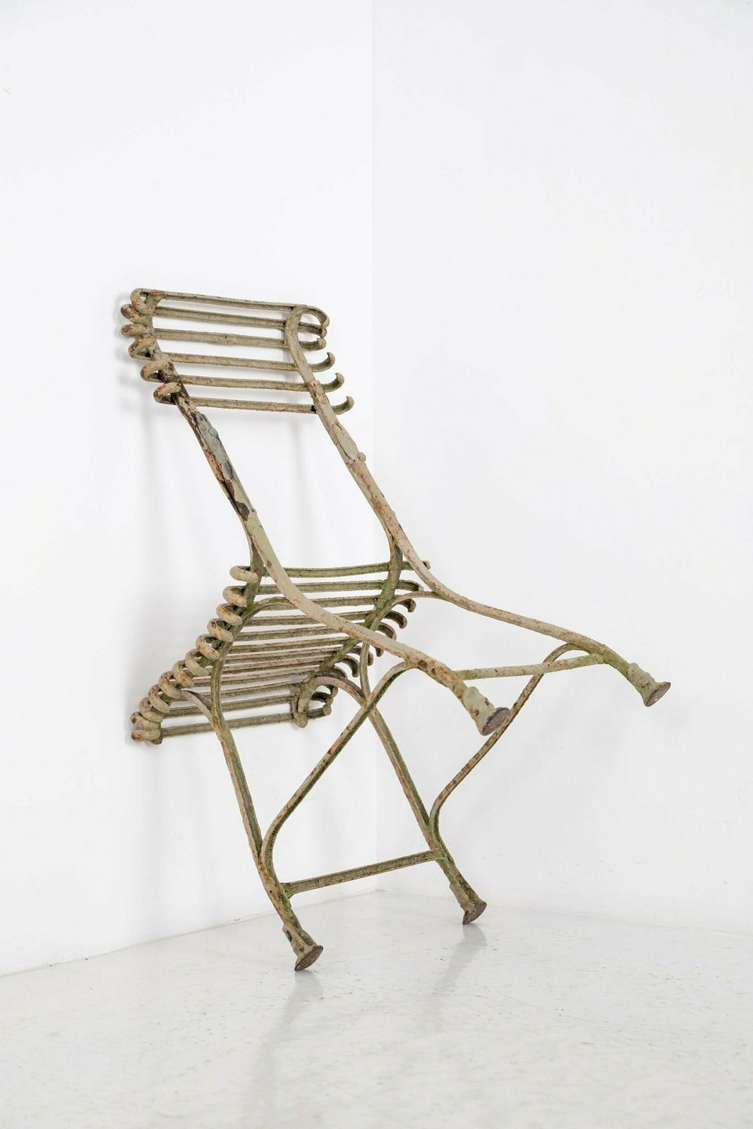 Antique French 'Arras' Garden Chair photo Garden Furniture