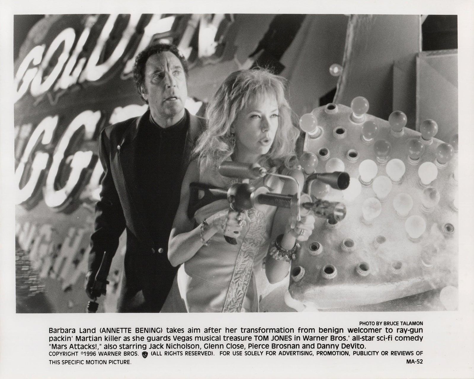 Photo de presse originale encadrée, Mars Attacks, 1996 photo vinterior