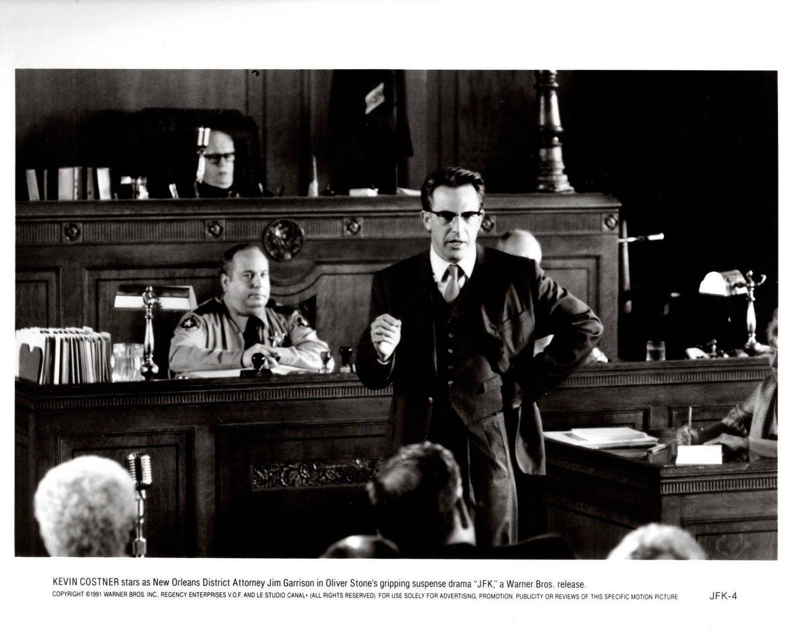 Photo de presse encadrée, JFK, 1991 photo vinterior