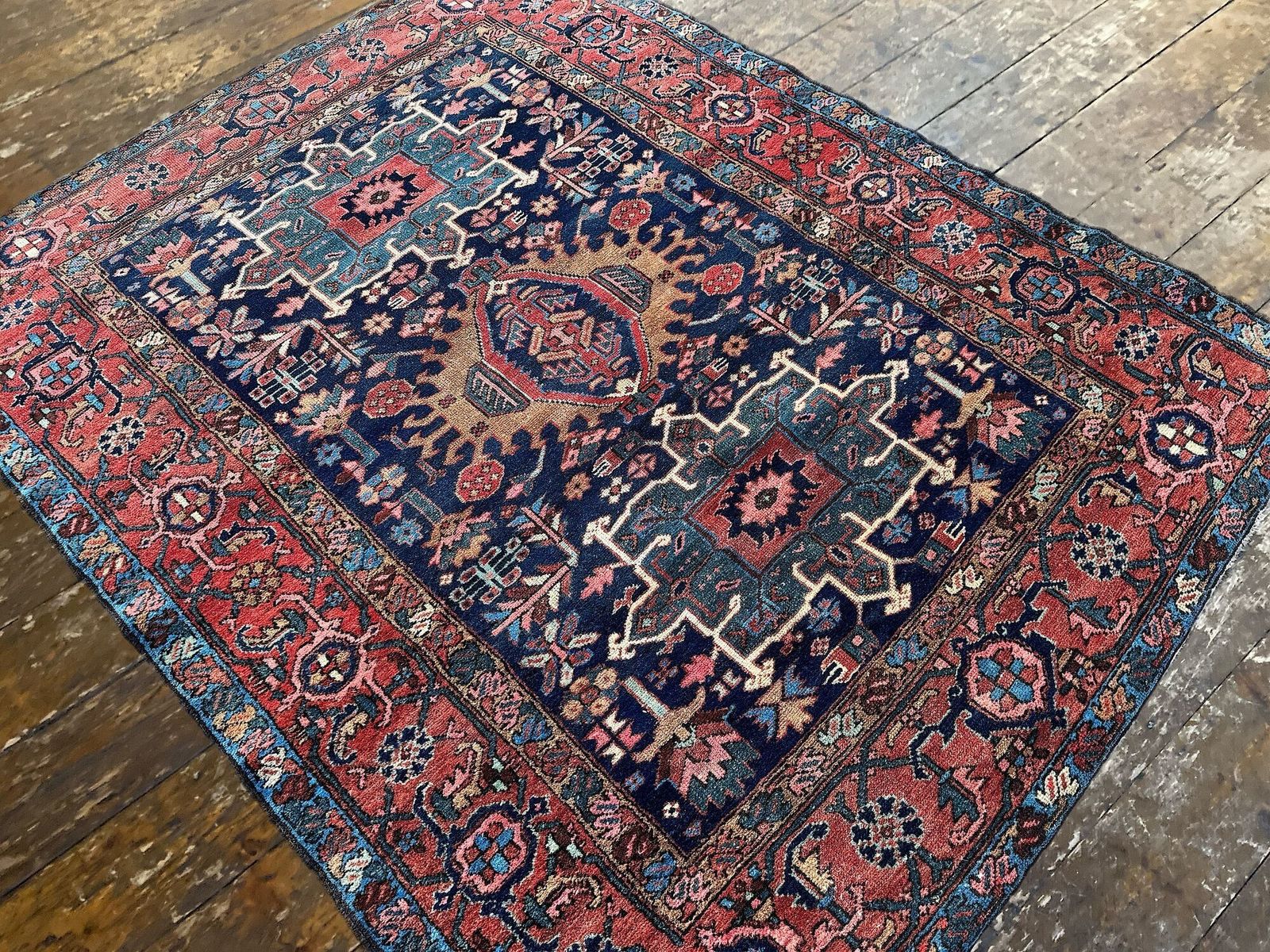 Antique Karaja Rug 1.82m X 1.42m photo vinterior