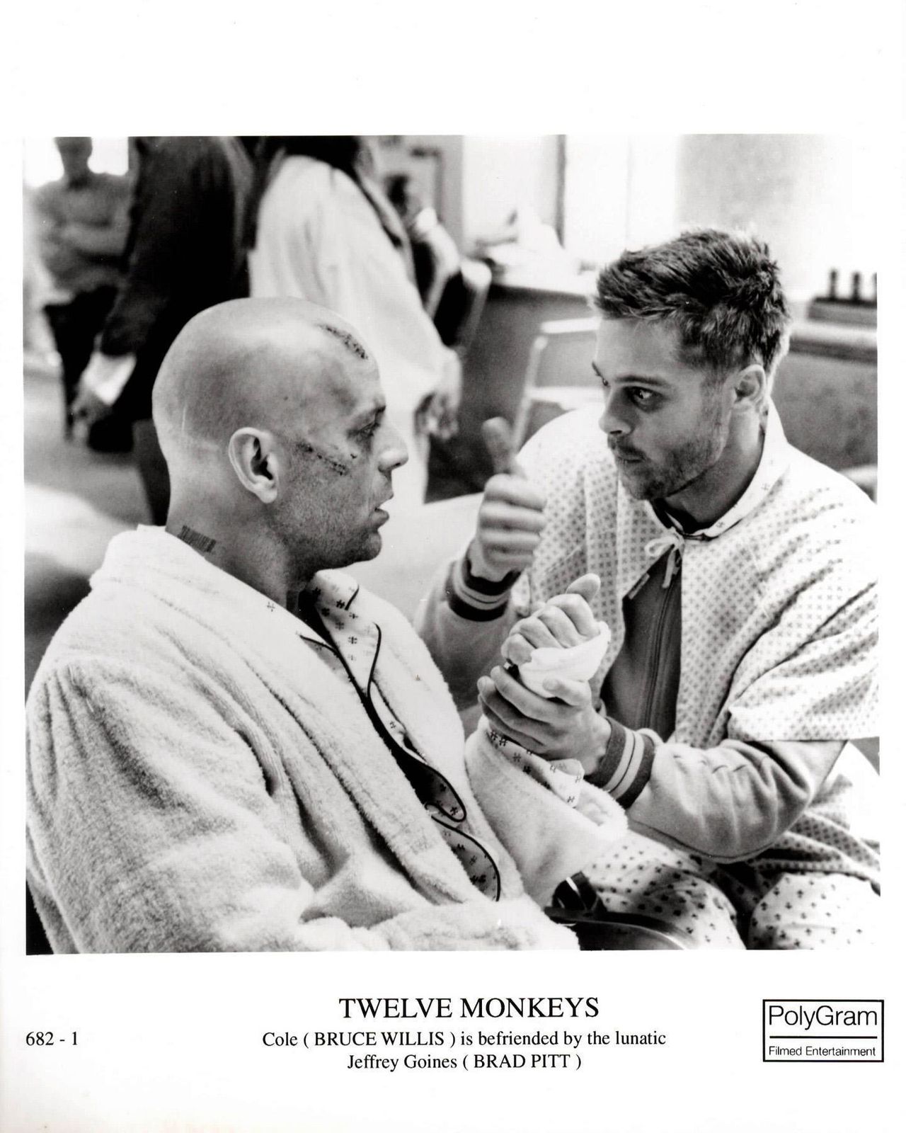 12 Monkeys 1995 Ingelijste Publiciteitsfilmfoto photo vinterior