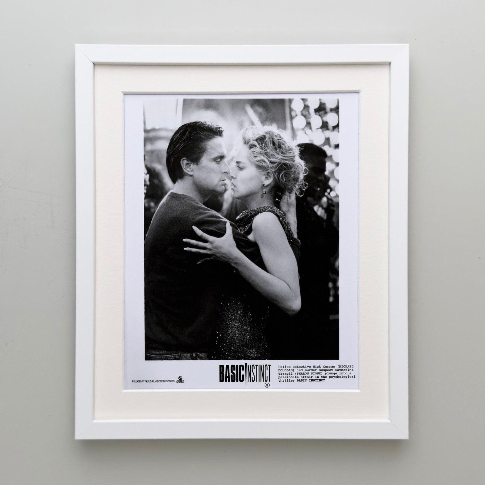 Photo de presse du film Basic Instinct (1992), encadrée photo Art
