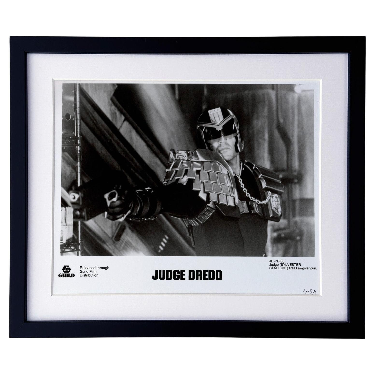 Judge Dredd 1995 Publiciteitsfoto Film Movie Press Still Ingelijst
