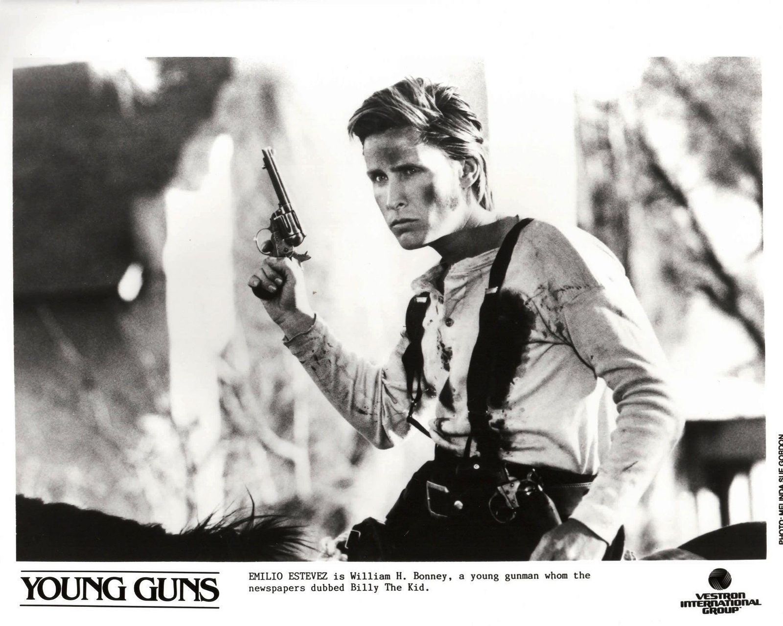 Photo de presse du film Young Guns (1988), encadrée photo vinterior