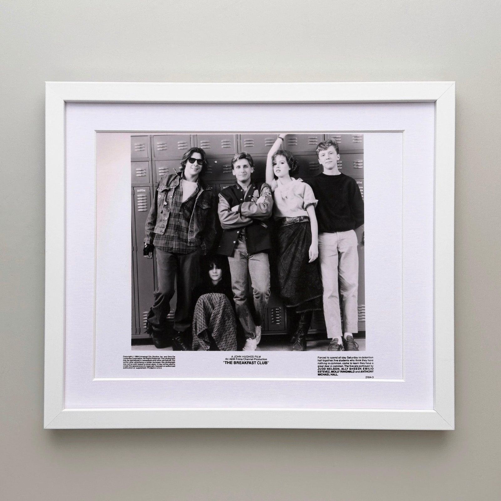 The Breakfast Club 1985 Publicity Film Movie Press Still Framed photo for sale
