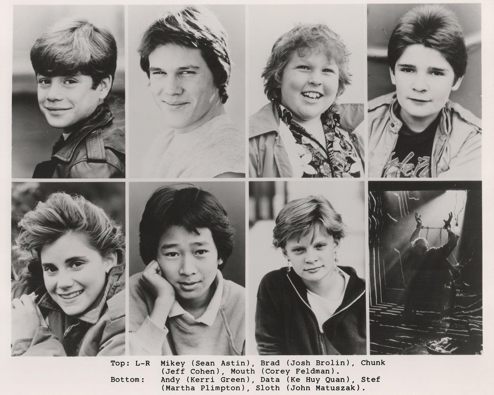 The Goonies 1985 Publiciteitsfoto Film Movie Press Still Ingelijst photo vinterior