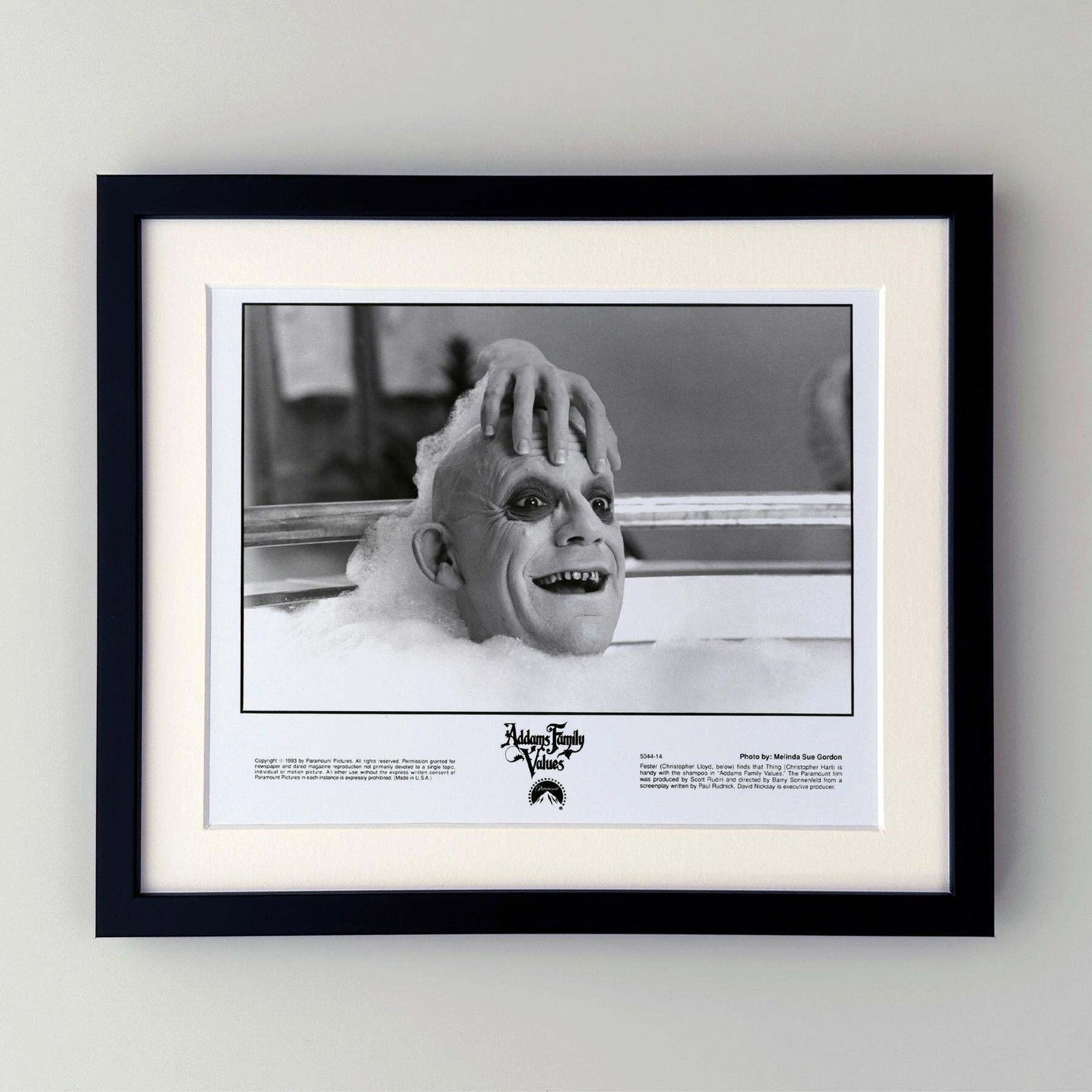 Addams Family Values 1993 Framed Publicity Film Movie Still photo furniture