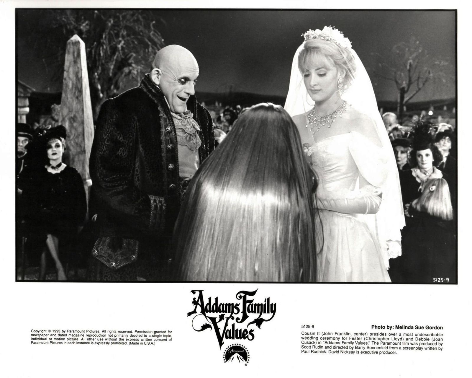 Addams Family Values 1993 Framed Publicity Film Movie Still photo vintage