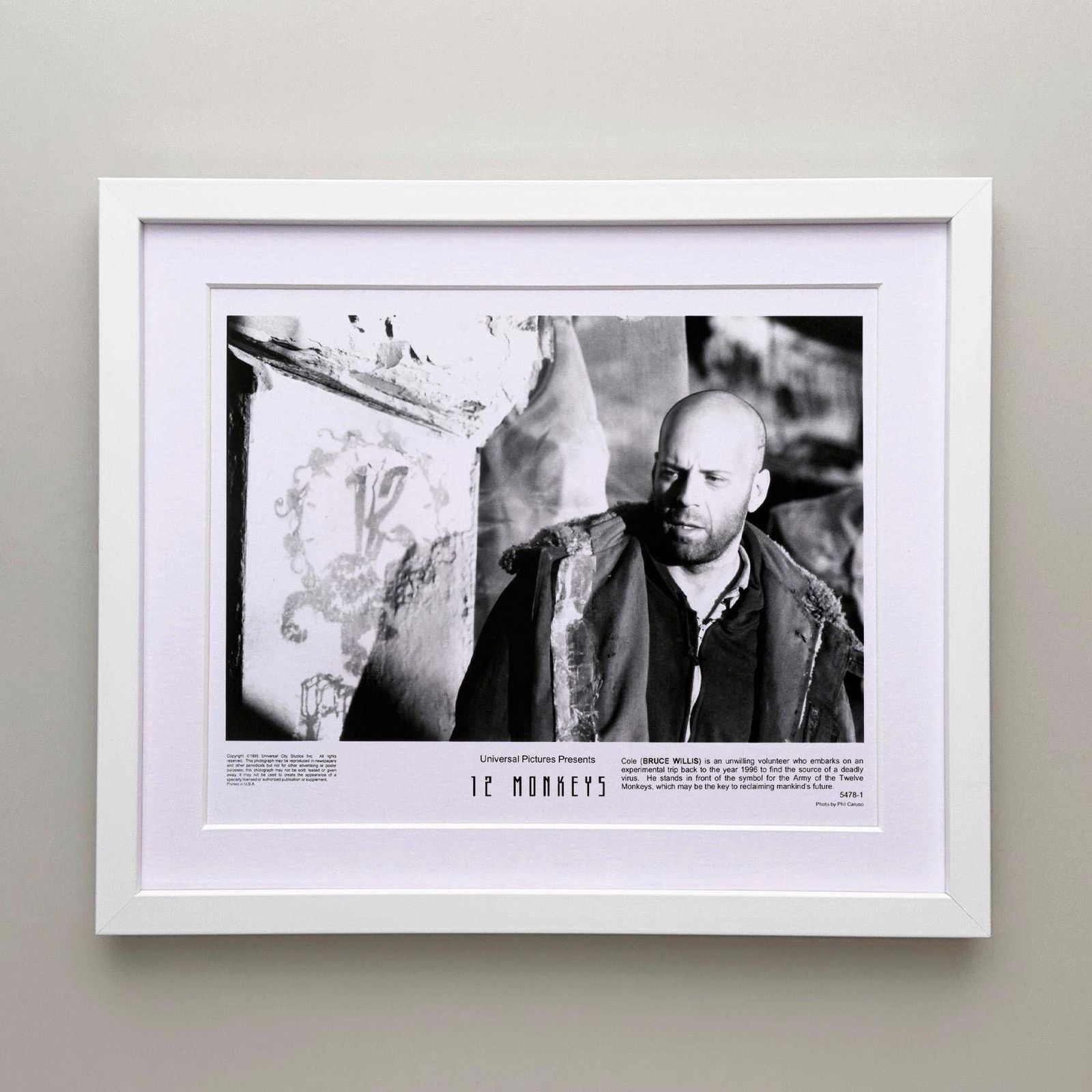 Photographie de presse encadrée, 12 Monkeys, 1995 photo for sale